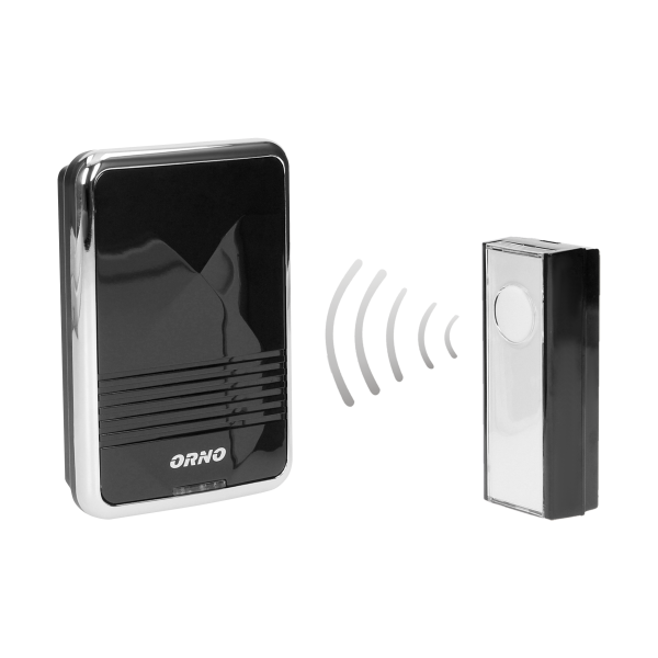 CALYPSO II DC wireless battery powered doorbell with learning system, 36 sounds, 300m